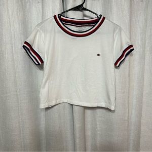 Tommy Hilfiger white cropped T-shirt